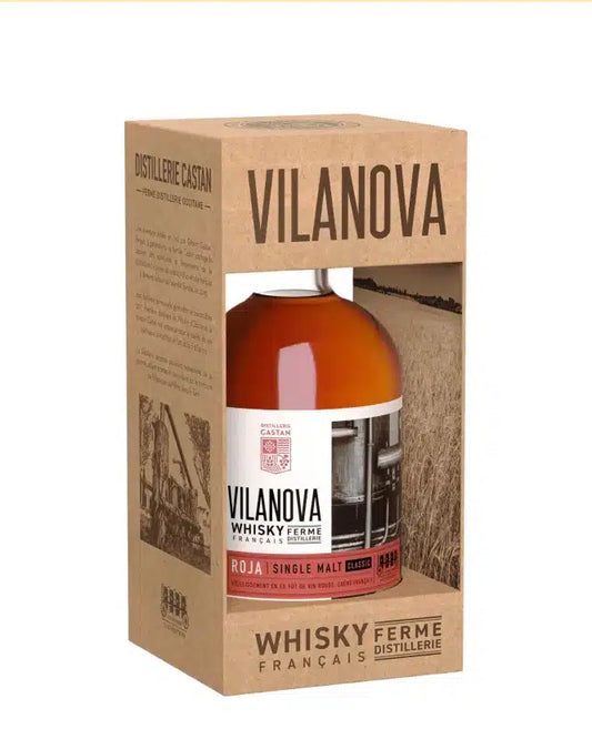 Whisky - Distillerie Castan - Vilanova - Roja - Single Malt - 70 cl - 46%
